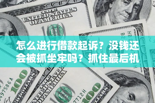 北京怎么进行借款起诉？没钱还会被抓坐牢吗？抓住最后机会！