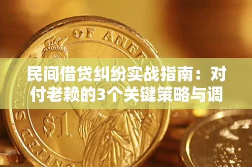 北京民间借贷纠纷实战指南：对付老赖的3个关键策略与调解盲区解析