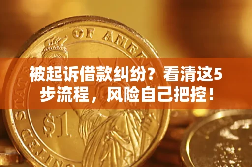 北京被起诉借款纠纷？看清这5步流程，风险自己把控！